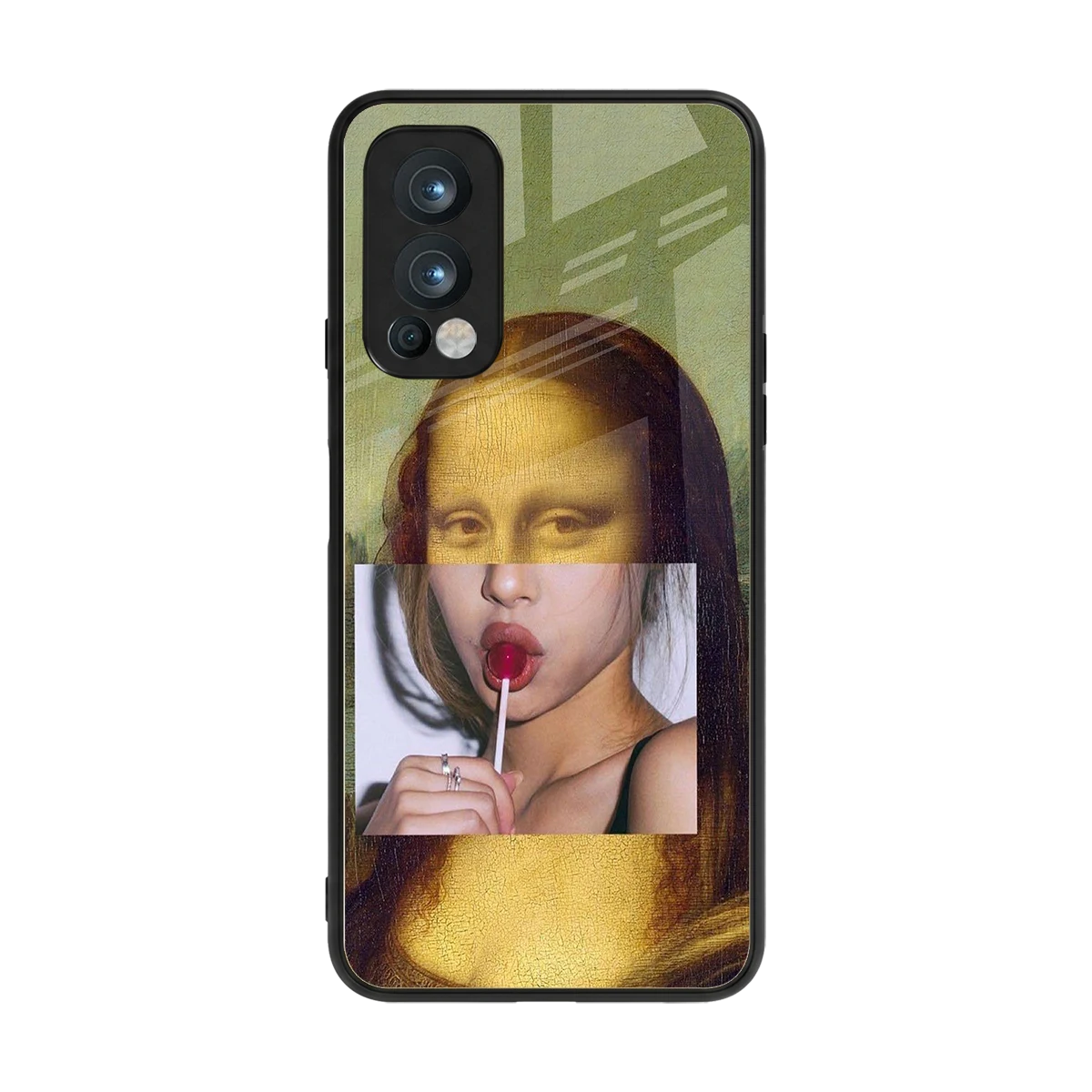 La Mona Lisa back phone cover | glass case for oneplus nord 2