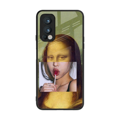 La Mona Lisa back phone cover | glass case for oneplus nord 2