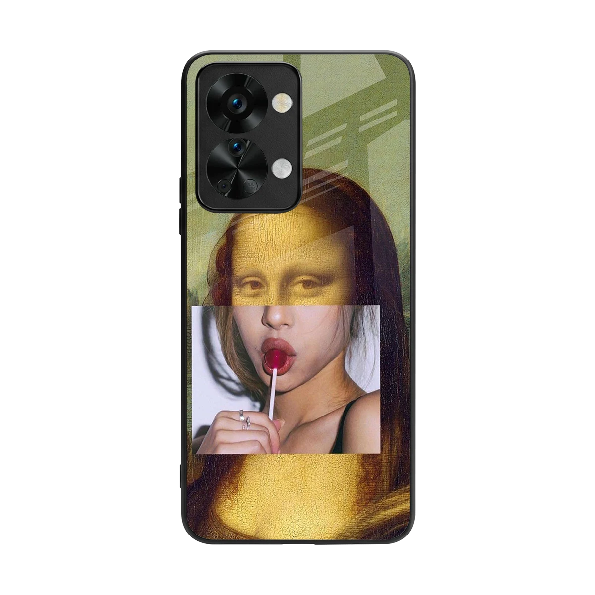 La Mona Lisa back phone cover | glass case for oneplus nord 2t