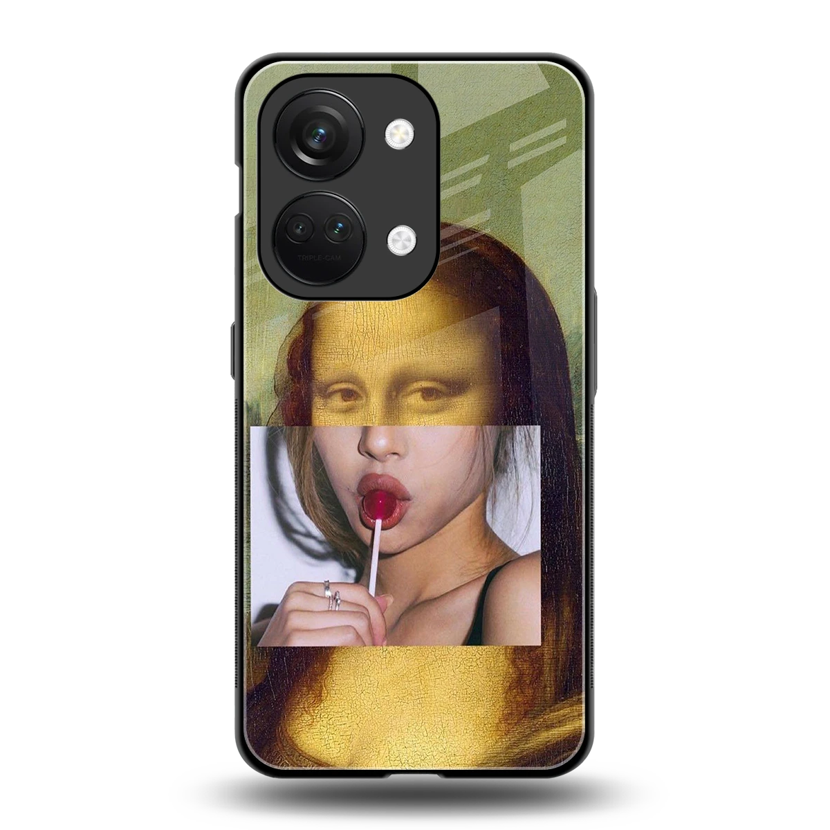 La Mona Lisa back phone cover | glass case for oneplus nord 3