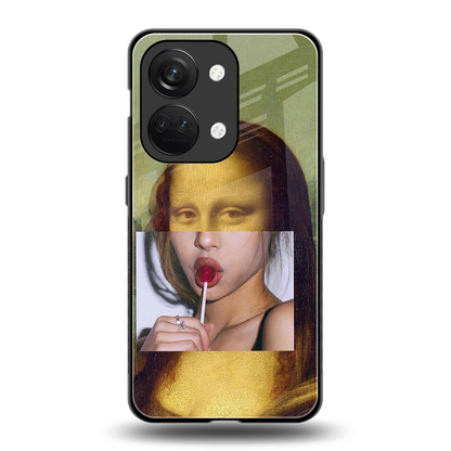 La Mona Lisa back phone cover | glass case for oneplus nord 3