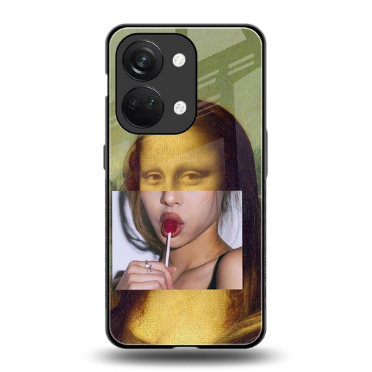 La Mona Lisa back phone cover | glass case for oneplus nord 3