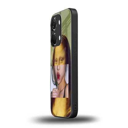 La Mona Lisa oneplus nord 3 mobile cover | shockproof glass phone case