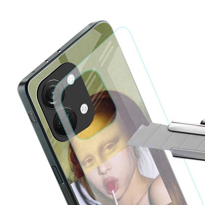 La Mona Lisa stylish phone case for oneplus nord 3 | glossy glass and slim fit