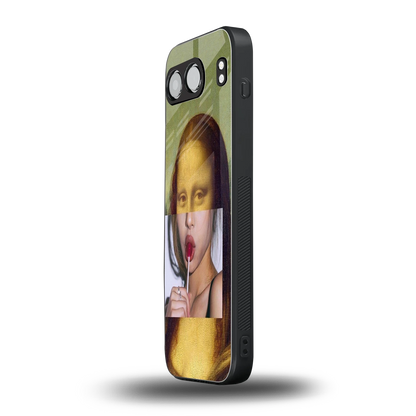 La Mona Lisa oneplus nord 4 mobile cover | shockproof glass phone case