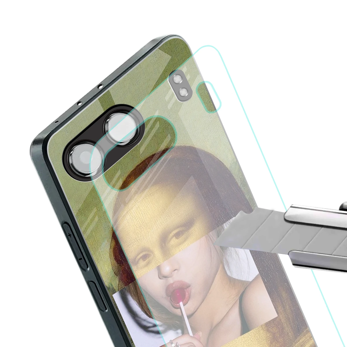 La Mona Lisa stylish phone case for oneplus nord 4 | glossy glass and slim fit