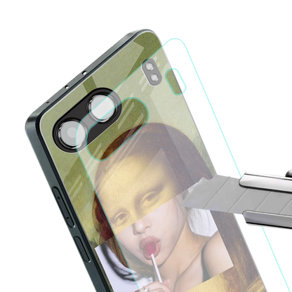 La Mona Lisa stylish phone case for oneplus nord 4 | glossy glass and slim fit