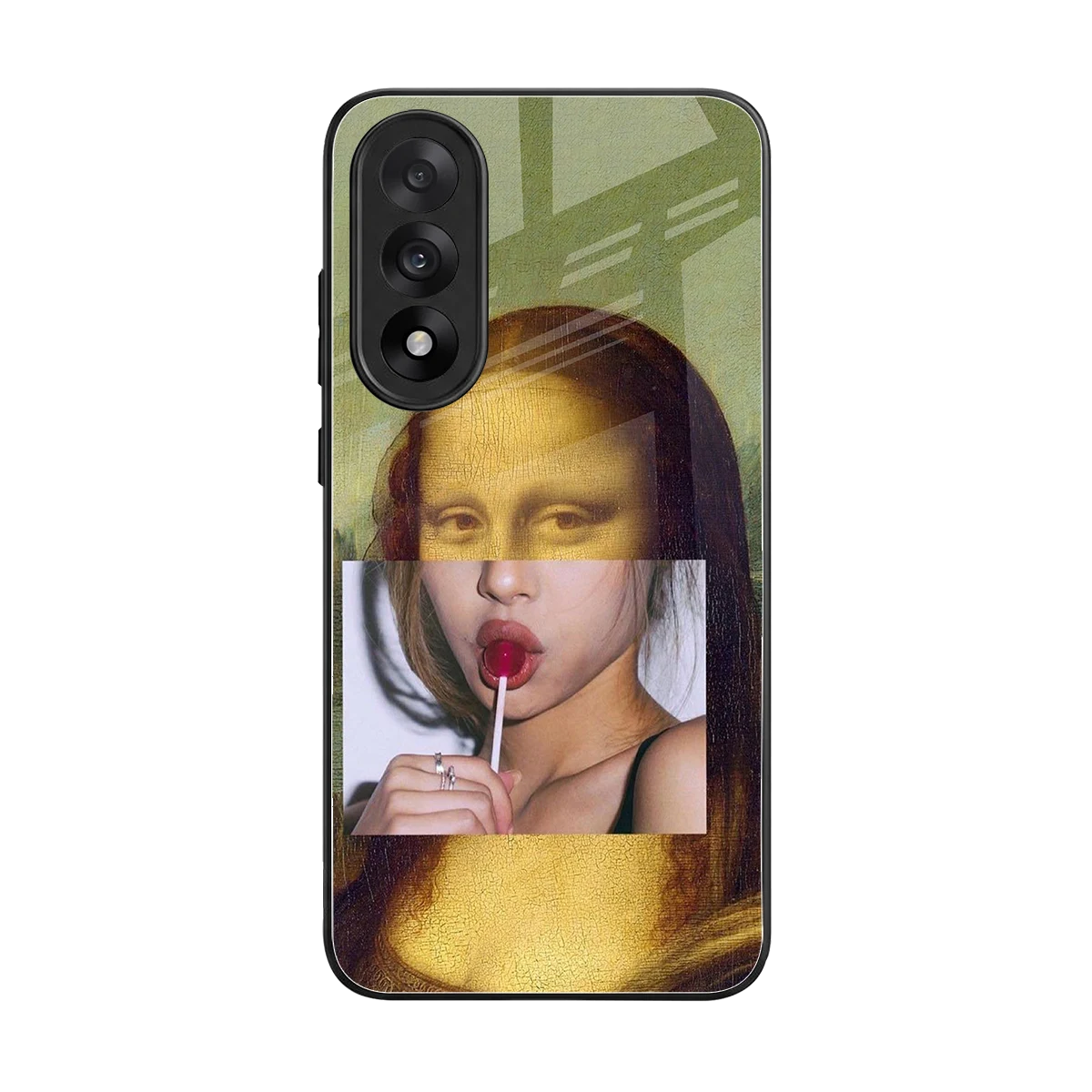 La Mona Lisa back phone cover | glass case for oneplus nord 5
