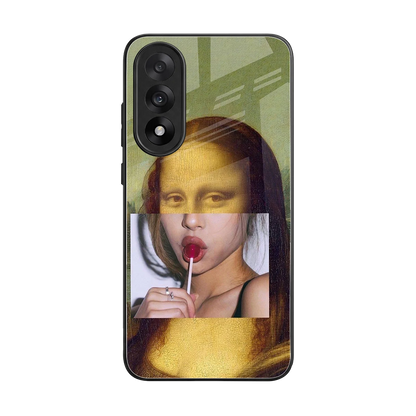La Mona Lisa back phone cover | glass case for oneplus nord 5