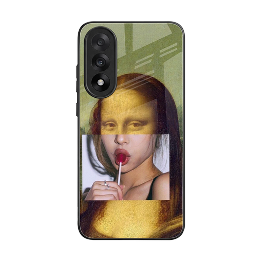 La Mona Lisa back phone cover | glass case for oneplus nord 5
