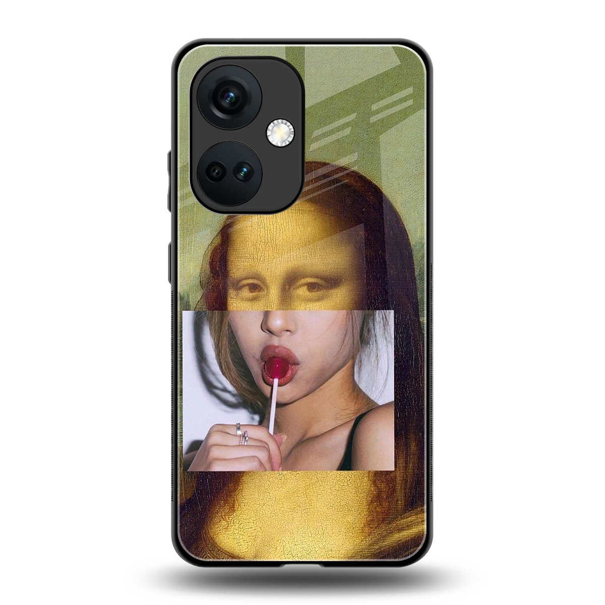 La Mona Lisa back phone cover | glass case for oneplus nord ce 3