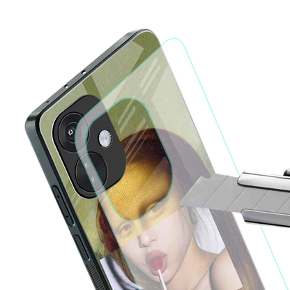La Mona Lisa stylish phone case for oneplus nord ce 3 | glossy glass and slim fit