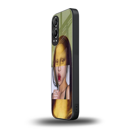 La Mona Lisa oneplus nord ce 4 lite mobile cover | shockproof glass phone case