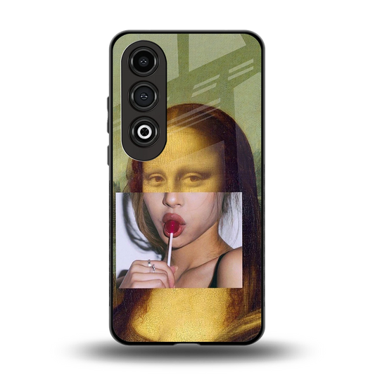 La Mona Lisa back phone cover | glass case for oneplus nord ce 4