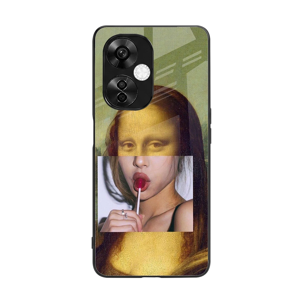 La Mona Lisa back phone cover | glass case for oneplus nord ce 3 lite
