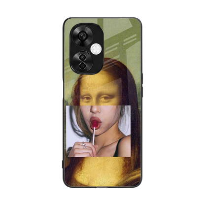 La Mona Lisa back phone cover | glass case for oneplus nord ce 3 lite