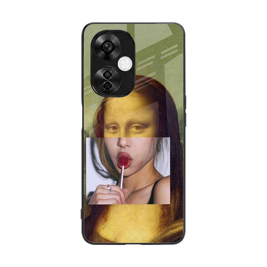 La Mona Lisa back phone cover | glass case for oneplus nord ce 3 lite