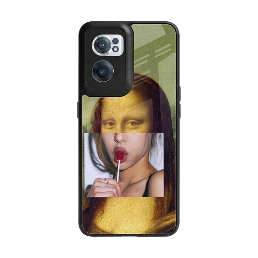 La Mona Lisa back phone cover | glass case for oneplus nord ce 2
