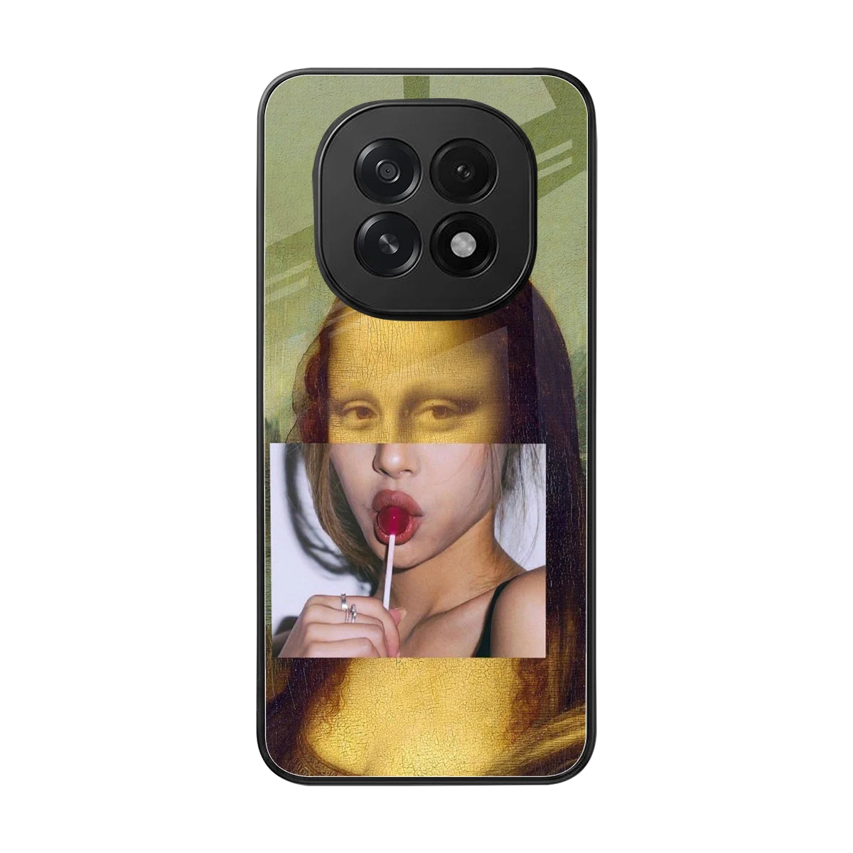 La Mona Lisa back phone cover | glass case for oppo f29 5g