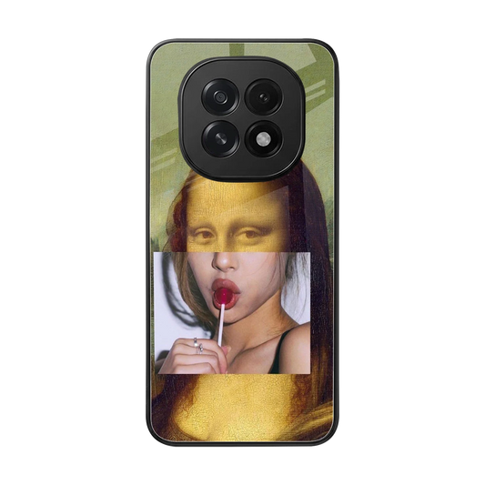 La Mona Lisa back phone cover | glass case for oppo f29 5g