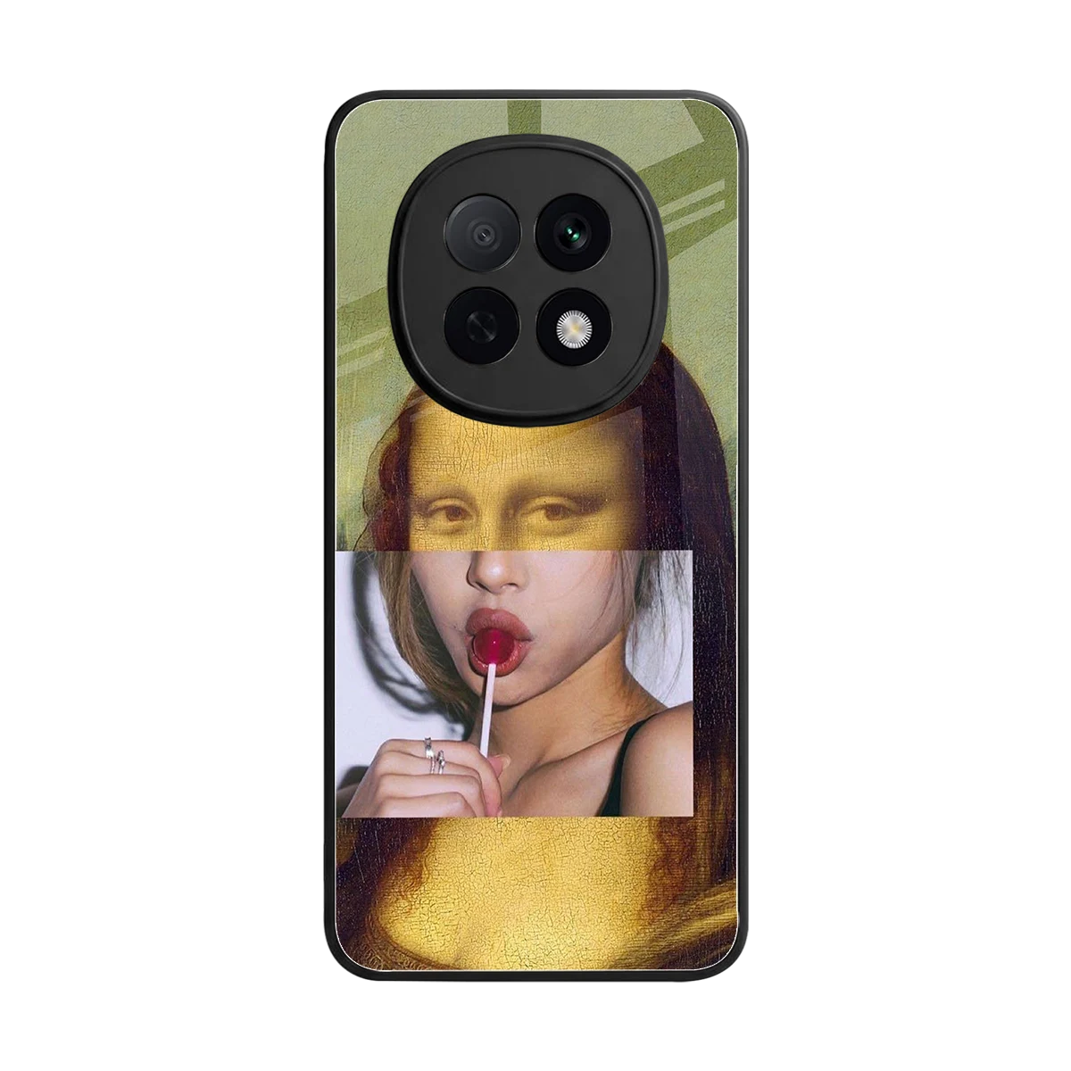 La Mona Lisa back phone cover | glass case for oppo f29 pro 5g