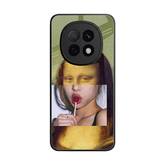 La Mona Lisa back phone cover | glass case for oppo f29 pro 5g