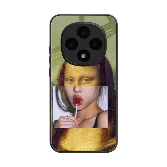 La Mona Lisa back phone cover | glass case for oppo f31 pro 5g