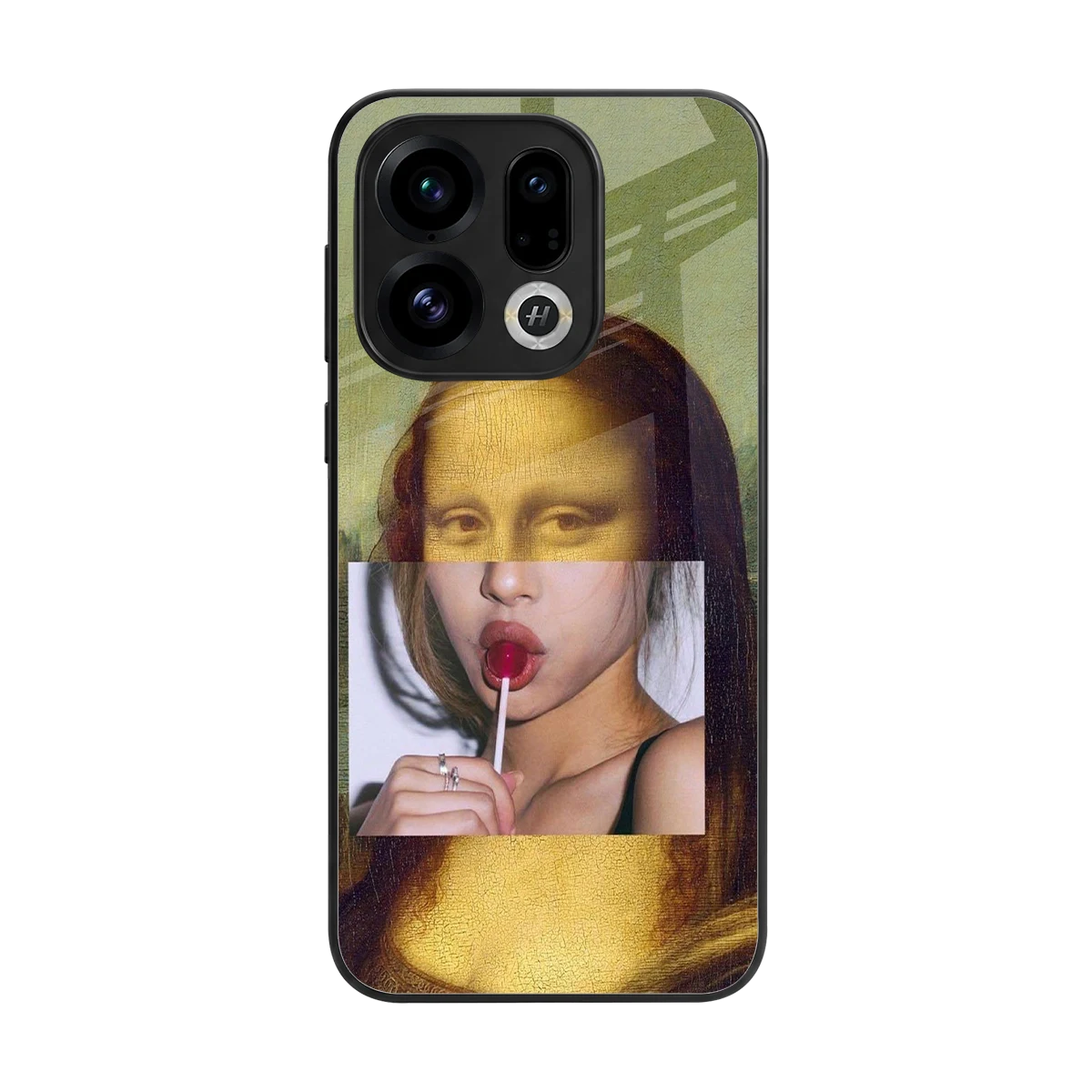La Mona Lisa back phone cover | glass case for oppo find x9