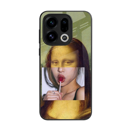 La Mona Lisa back phone cover | glass case for oppo find x9