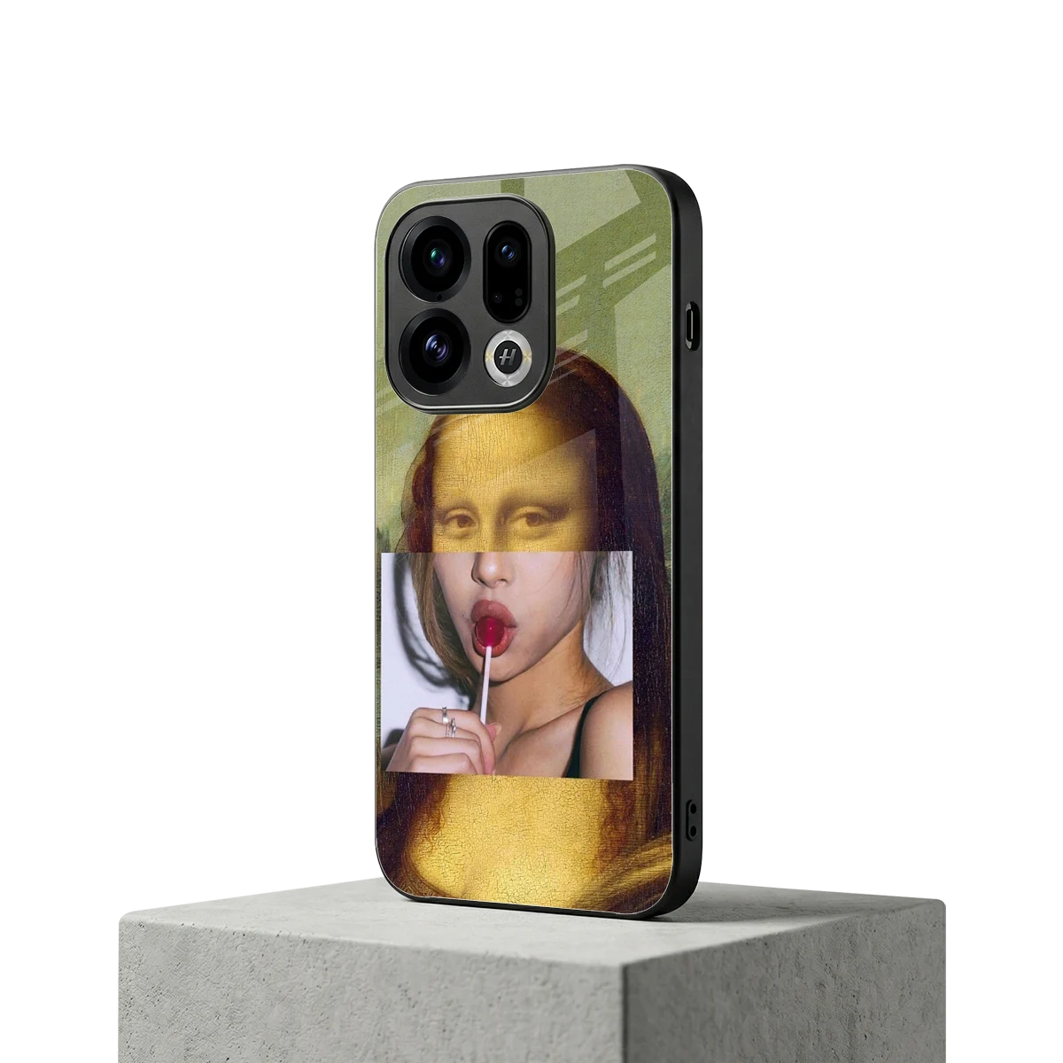 La Mona Lisa oppo find x9 mobile cover | shockproof glass phone case