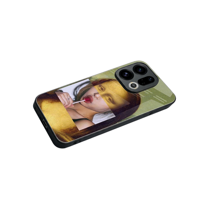La Mona Lisa stylish phone case for oppo find x9 | glossy glass and slim fit