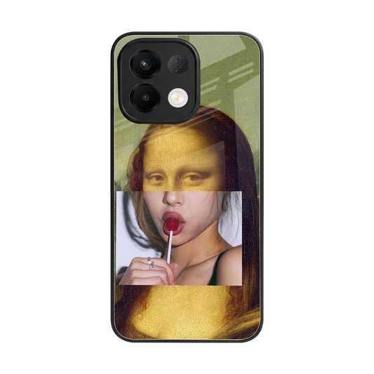 La Mona Lisa back phone cover | glass case for oppo k13 5g