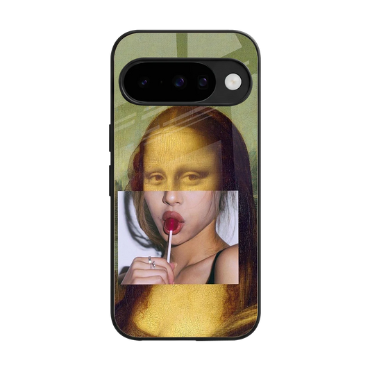 La Mona Lisa back phone cover | glass case for google pixel 10