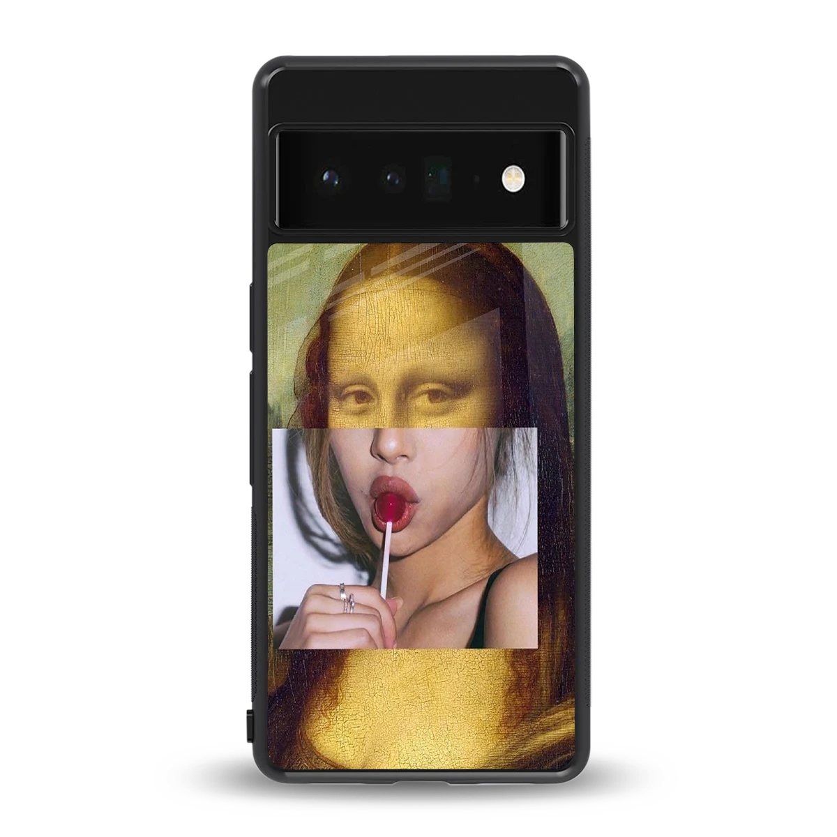 La Mona Lisa back phone cover | glass case for google pixel 6 pro