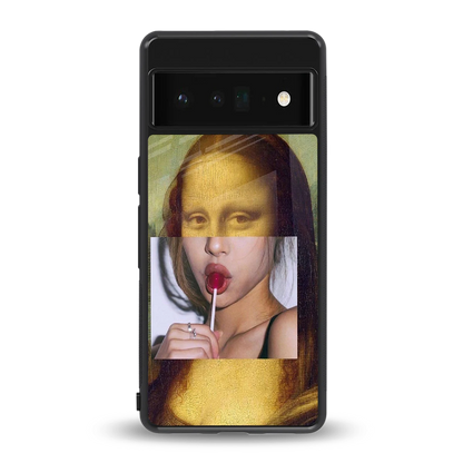 La Mona Lisa back phone cover | glass case for google pixel 6 pro
