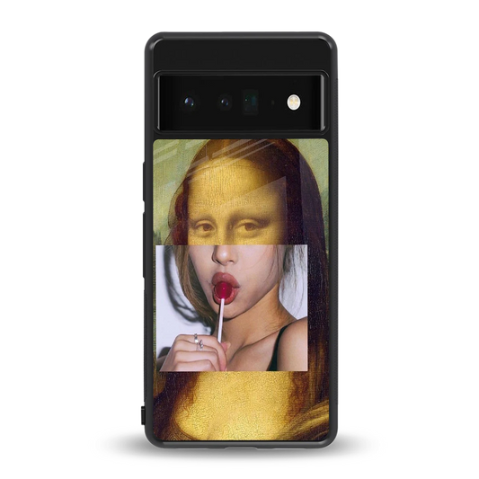La Mona Lisa back phone cover | glass case for google pixel 6 pro
