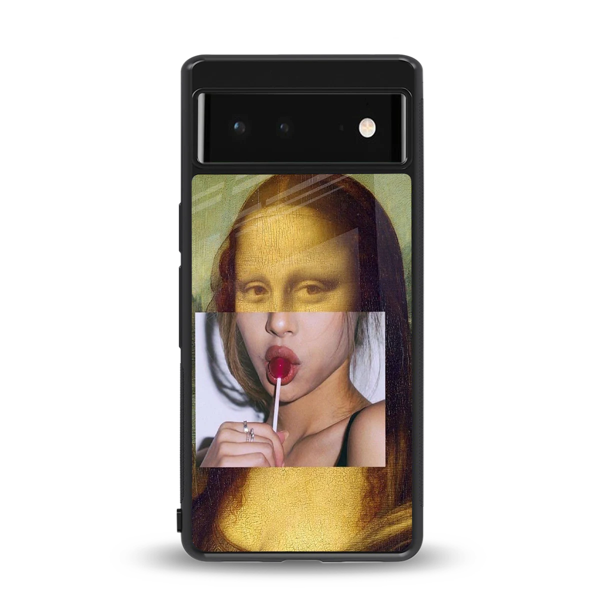 La Mona Lisa back phone cover | glass case for google pixel 6a