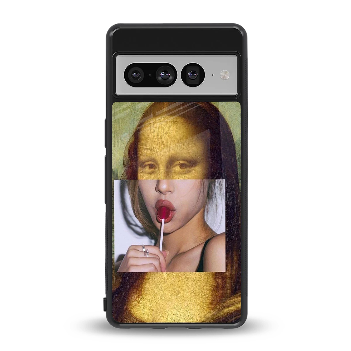 La Mona Lisa back phone cover | glass case for google pixel 7 pro