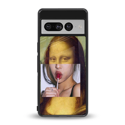 La Mona Lisa back phone cover | glass case for google pixel 7 pro