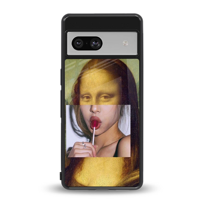 La Mona Lisa back phone cover | glass case for google pixel 7