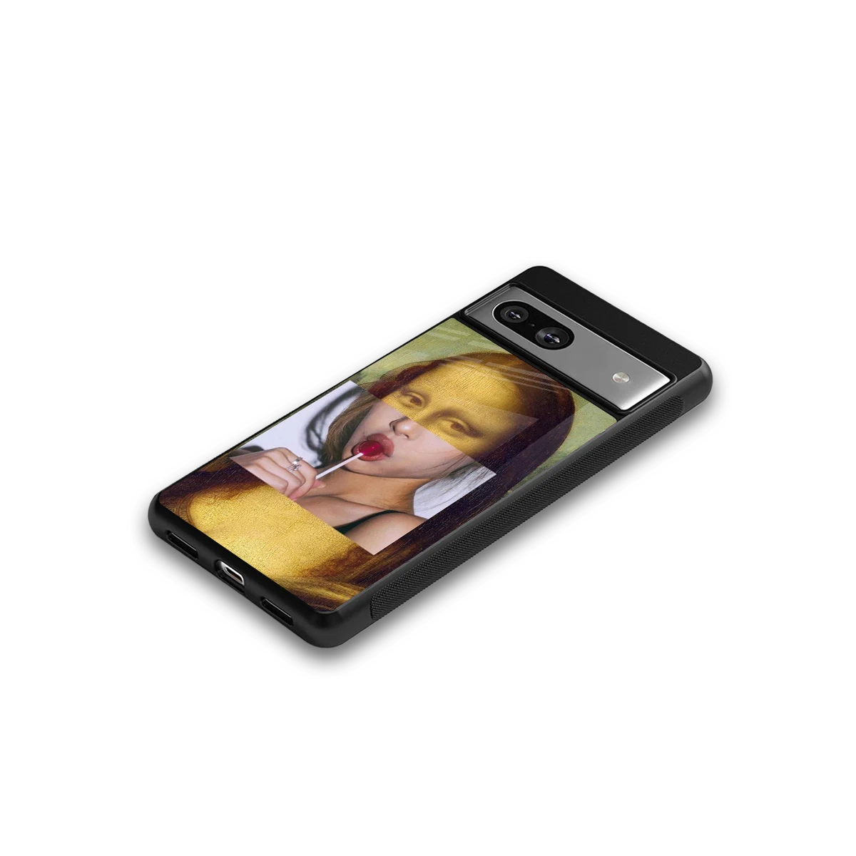 La Mona Lisa google pixel 7a mobile cover | shockproof glass phone case