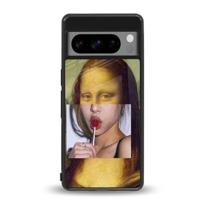 La Mona Lisa back phone cover | glass case for google pixel 8 pro