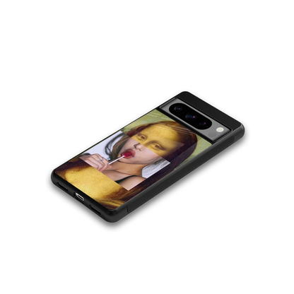 La Mona Lisa google pixel 8 pro mobile cover | shockproof glass phone case