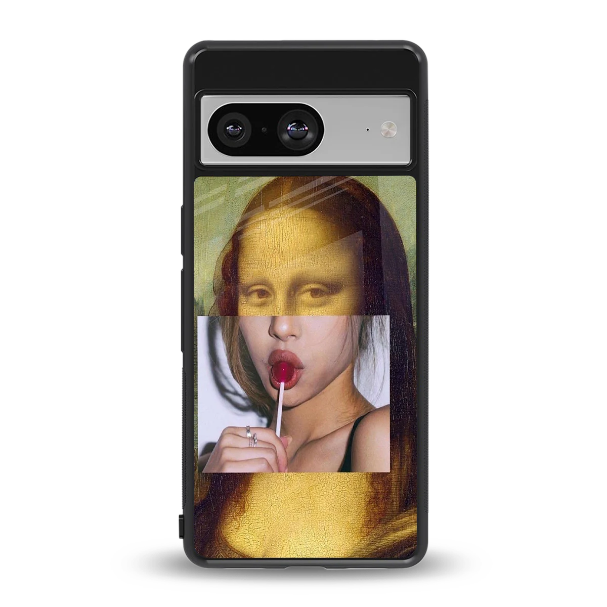La Mona Lisa back phone cover | glass case for google pixel 8