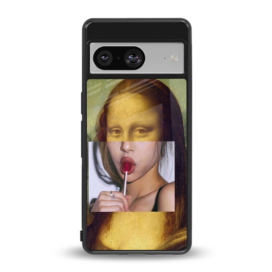 La Mona Lisa back phone cover | glass case for google pixel 8