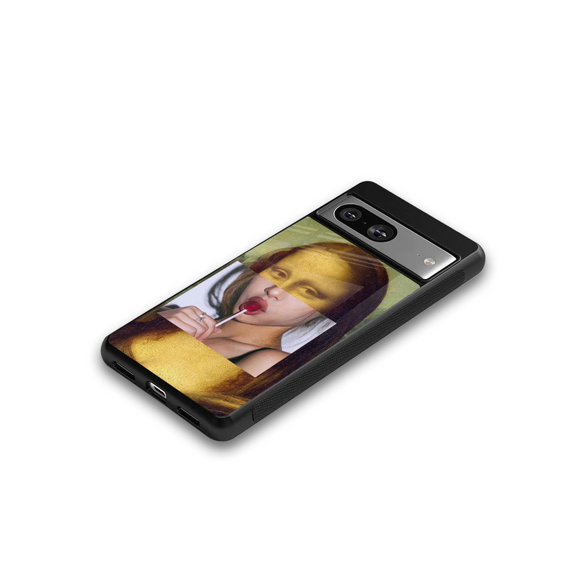 La Mona Lisa google pixel 8 mobile cover | shockproof glass phone case