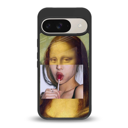 La Mona Lisa back phone cover | glass case for google pixel 9