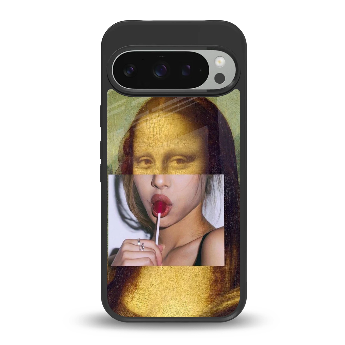 La Mona Lisa back phone cover | glass case for google pixel 9 pro xl