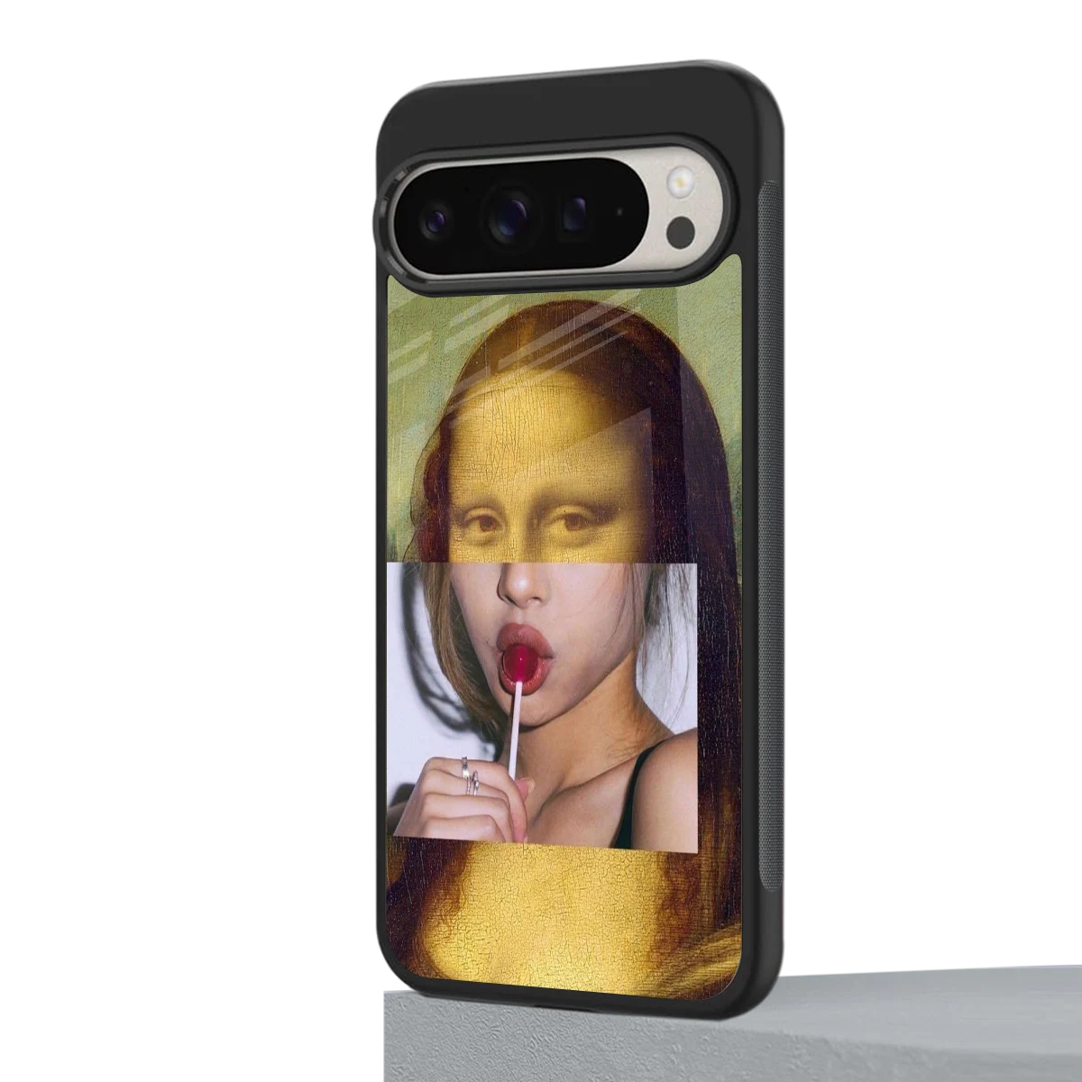 La Mona Lisa google pixel 9 pro mobile cover | shockproof glass phone case