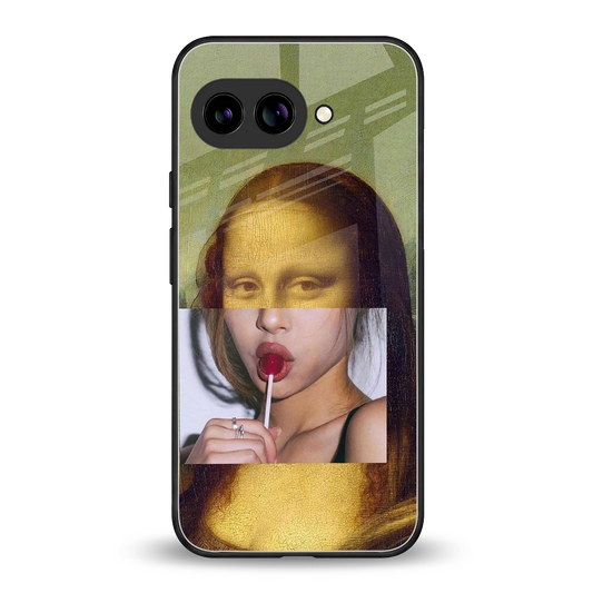 La Mona Lisa back phone cover | glass case for google pixel 10a